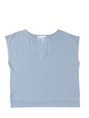 Jungmaven Sonora Tee Boxy Hemp Organic Cotton Rainwashed Light Blue Medium
